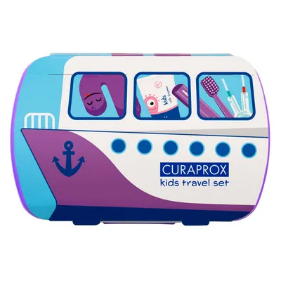 Набір Curaprox Kids дитячий дорожній, фіолетовий
