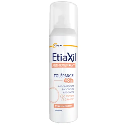Дезодорант-антиперспірант спрей Etiaxil Tolerance 48h без запаху, 150 мл