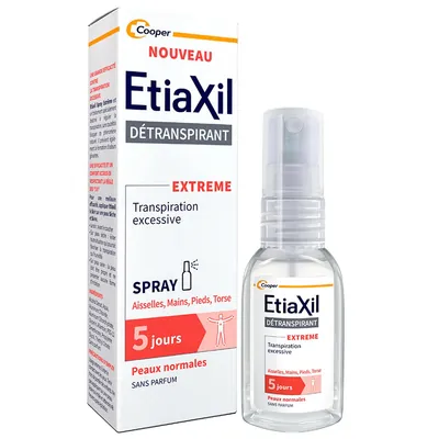 Дезодорант-антиперспірант спрей Etiaxil Extreme для нормальної шкіри тривалої дії, 30 мл