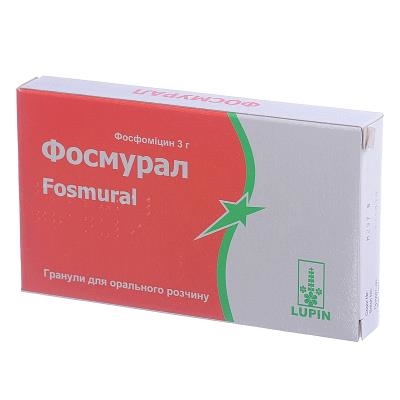 Фосмурал гранулы д/ор. р-ра по 3 г/8 г №1 в саше
