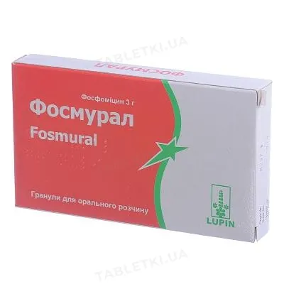 Фосмурал гранули д/ор. р-ну по 3 г/8 г №1 у саше