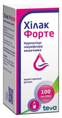 Хілак форте краплі ор., р-н по 100 мл у флак. з проб.-крап.