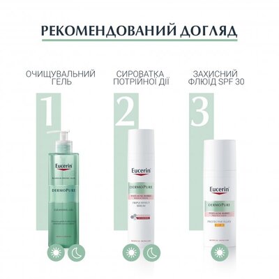Сыворотка для лица Eucerin DermoPure тройного действия для проблемной кожи (66862), 40 мл