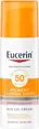 Гель-крем сонцезахисний для обличчя Eucerin Sun Protection SPF50+ Pigment Control з тонуючим ефектом світлий тон (66872), 50 мл