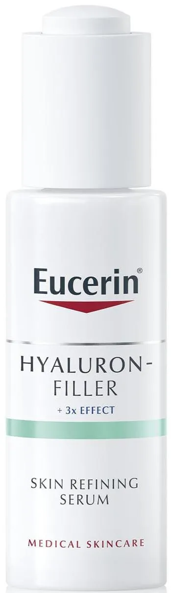Сироватка для обличчя Eucerin Hyaluron-Filler + 3x Effect антиоксидантна для вдосконалення структури шкіри (83587), 30 мл