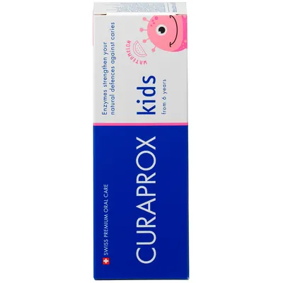 Зубна паста Curaprox Kids дитяча з фтором Кавун 6+, 10 мл
