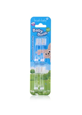 Змінні насадки до електричної зубної щітки Brush-Baby  BabySonic Replacement Brush Heads 18-36 місяців, 4 шт