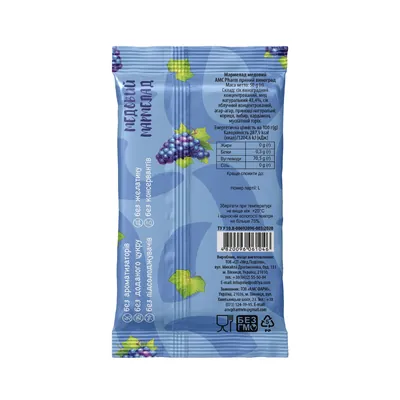 Мармелад медовий AMC Pharm пряний виноград, 50 г
