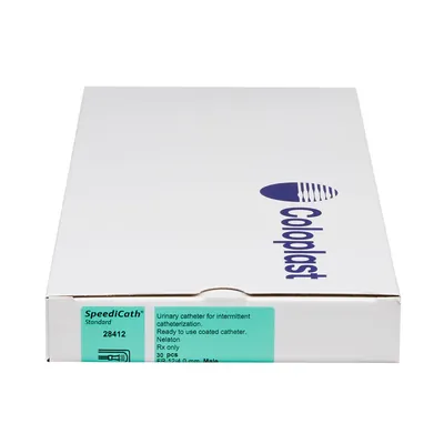 Катетер урологічний Coloplast SpeediCath Standard 28412 тип Нелатон чоловічий для перемінної катетеризації CH/FR 12 35 см х 4 мм, 30 штук
