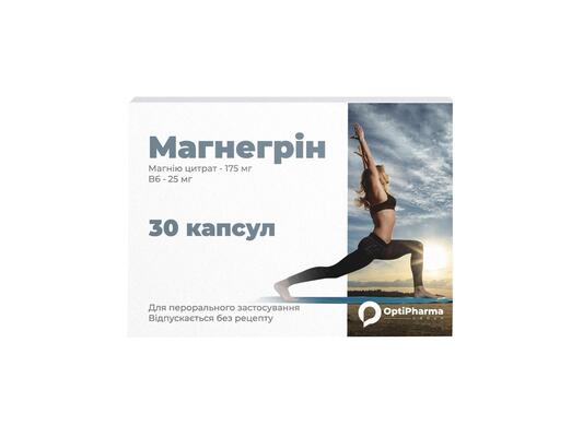 Магнегрін капсули №30 (10х3)