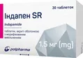 Індапен SR таблетки, в/о, з модиф. вивіл. по 1.5 мг №30 (15х2)