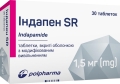 Индапен SR таблетки, п/о, с модиф. высвоб. по 1.5 мг №30 (15х2)