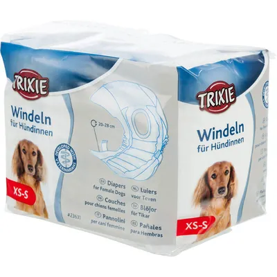 Підгузки для собак (сук) Trixie 23631 розмір XS-S (20-28 см), 12 штук