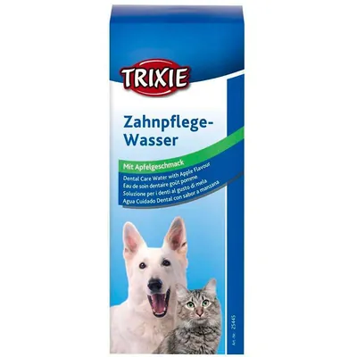 Вода гігієнічна Trixie 25445 зі смаком яблука для догляду за ротовою порожниною собак і котів, 300 мл