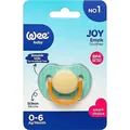Пустушка силіконова Wee Baby Joy №1 симетрична 0-6 місяців, 1 шт