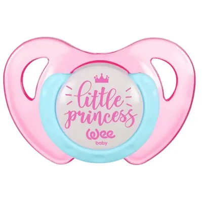 Пустушка силіконова Wee Baby Butterfly №3 ортодонтична тританова 18+ місяців, 1 шт