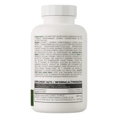 Часник чорний OstroVit Black Garlic, 90 капсул