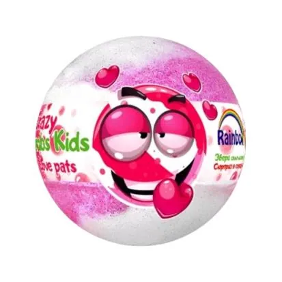 Бомбочка для ванн Rainbow Crazy Bombs Kids Улюблені тваринки, 100 г