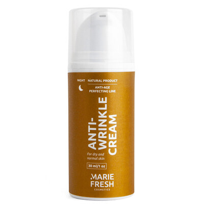 Крем для обличчя Marie Fresh нічний проти зморщок для зрілої сухої та нормальної шкіри, 30 мл