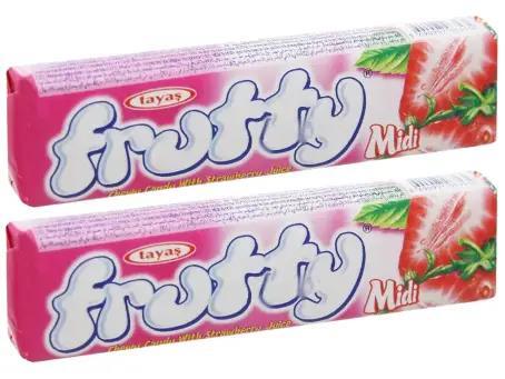 Цукерки жувальні Frutty Midi Полуниця, 20 г