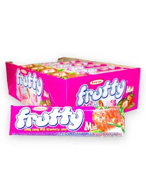 Цукерки жувальні Frutty Midi Полуниця, 20 г
