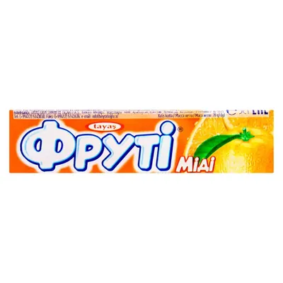 Цукерки жувальні Frutty Midi Апельсин, 20 г