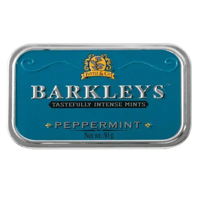 Льодяники Barkleys Peppermint перцева м'ята, 50 г