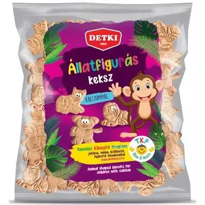 Печиво Detki Allatfiguras keksz дитяче Зоологічне з кальцієм, 160 г