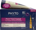 Набір Phyto Phytocyane Reactionnelle For Women Set проти випадання волосся у жінок (ампули 12*5 мл + шампунь 100 мл)