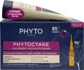 Набір Phyto Phytocyane Reactionnelle For Women Set проти випадання волосся у жінок (ампули 12*5 мл + шампунь 100 мл)