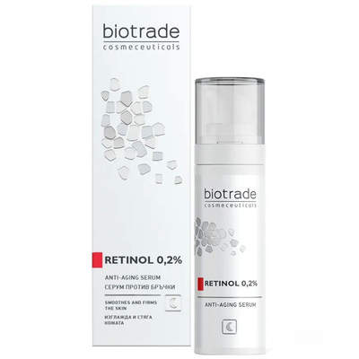 Сыворотка для лица Biotrade Retinol Intensive Anti-Aging антивозрастная с ретинолом 0,2%, 30 мл