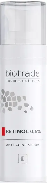 Сироватка для обличчя Biotrade Retinol Intensive Anti-Aging антивікова з ретинолом 0,5%, 30 мл