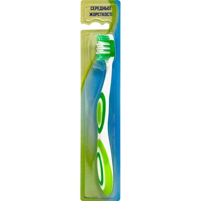 Зубная щетка Greenwich Universal toothbrush KLL042 универсальная средней жесткости, 1 штука