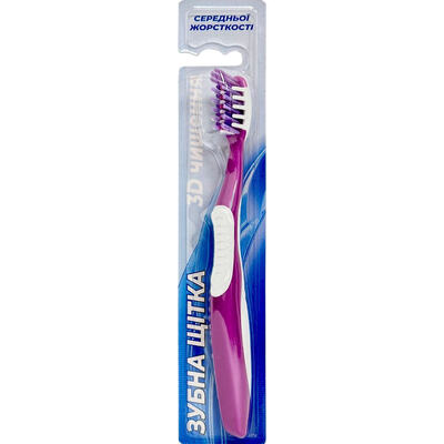 Зубная щетка Greenwich Universal toothbrush KLL036 универсальная средней жесткости, 1 штука