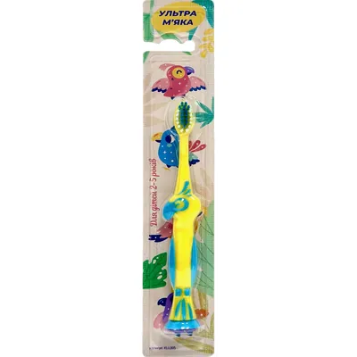 Зубна щітка Greenwich Kids toothbrush KLL005 дитяча 2-5 років, ультрам'яка, 1 штука