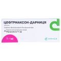 Цефтриаксон-Дарница порошок для р-ра д/ин. по 1 г №5 во флак.