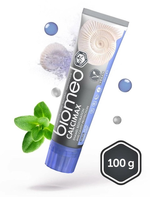 Зубная паста Biomed Calcimax восстановление эмали и защита от кариеса, 100 г