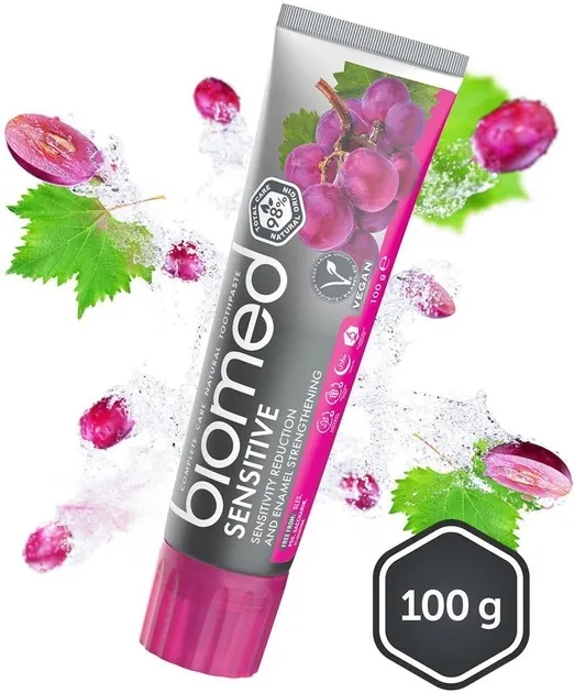 Зубна паста Biomed Sensitive зниження чутливості, зміцнення емалі, 100 г
