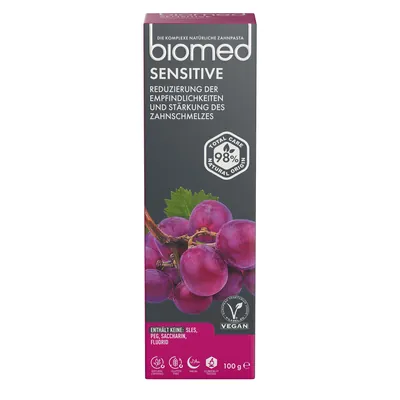 Зубна паста Biomed Sensitive зниження чутливості, зміцнення емалі, 100 г