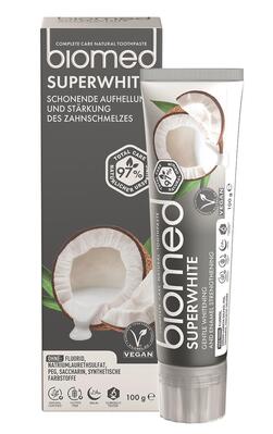 Зубная паста Biomed Superwhite бережное отбеливание и защита эмали, 100 г
