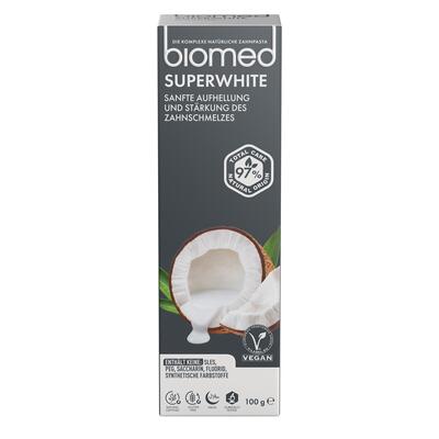 Зубная паста Biomed Superwhite бережное отбеливание и защита эмали, 100 г