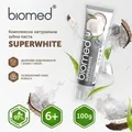 Зубна паста Biomed Superwhite дбайливе відбілювання та захист емалі, 100 г