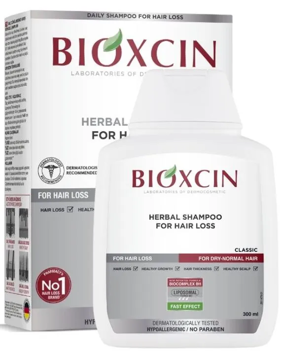 Шампунь Bioxсin при випадінні для нормального та сухого волосся, 300 мл