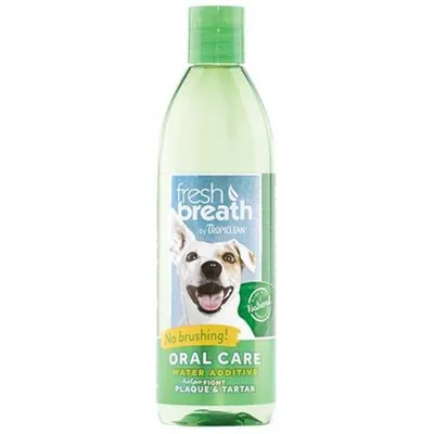 Засіб для догляду за порожниною рота TropiClean Fresh Breath для собак, 473 мл