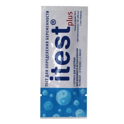 Тест-смужка iTest Plus для визначення вагітності, 1 штука