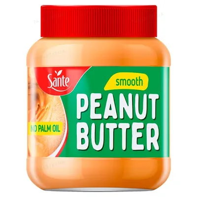 Арахісове масло Sante Peanut Butter smooth, скло 350 г