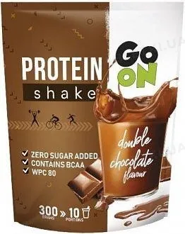 Протеїн сироватковий концентрат Go On Nutrition Protein Shake подвійний шоколад, 300 г