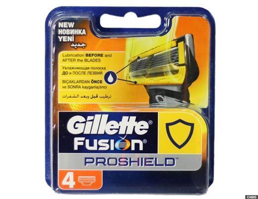 Картриджи сменные для бритья Gillette Fusion5 ProShield, 4 шт
