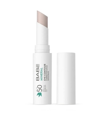 Стік-коректор сонцезахисний для контуру очей Babe Laboratorios SPF50 мінеральний з фізичними фільтрами, 4 г