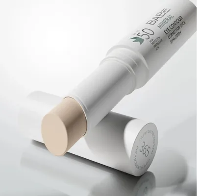Стік-коректор сонцезахисний для контуру очей Babe Laboratorios SPF50 мінеральний з фізичними фільтрами, 4 г